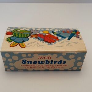VTG Avon Snowbirds Soap Set NIB